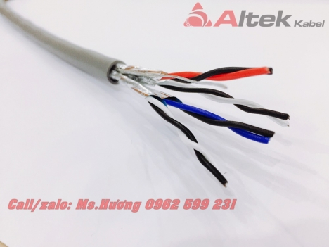 Cáp Tín Hiệu Vặn Xoắn chống nhiễu 2 lớp Altekkabel