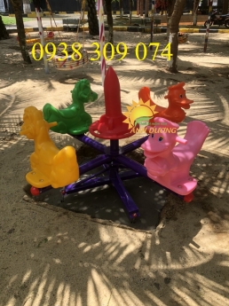 Mâm xoay, đu quay 4 ghế nhập khẩu dành cho bé
