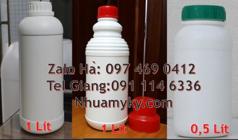 chai nhựa 100ml đựng mực in, Chai 500ml miệng nhỏ, chai nhựa, chai 250 ml đựng thuốc thú y Chai 30ml