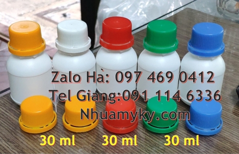 Chai 30ml trắng đục, Cung cấp chai nhựa 250ml 500ml giá sỉ. chai 500m chia vạch, bình nhựa 0.5 lít,C