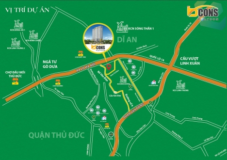 Căn hộ Bcons Polygon An Bình thanh toán 288 triệu nhận nhà
