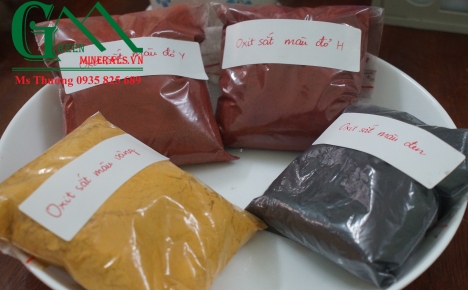 Bột Màu Oxit Sắt dùng sản xuất gạch không nung