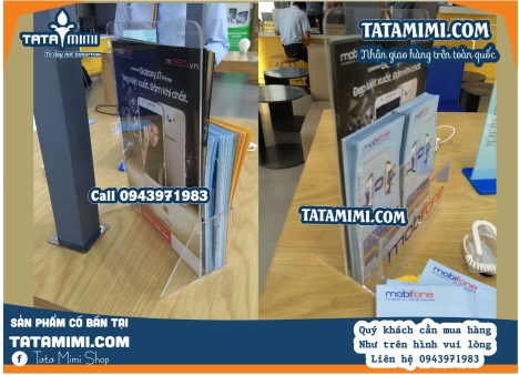 Kệ tờ rơi mica