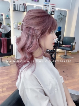 Cắt Nhuộm Màu Tím Khói Đẹp Giá Rẻ Hoài Đức - Nam Đỗ Hair Salon