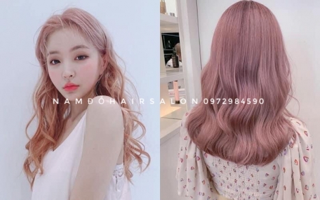 Cắt Nhuộm Màu Hồng Đẹp Giá Rẻ Hoài Đức - Nam Đỗ Hair Salon