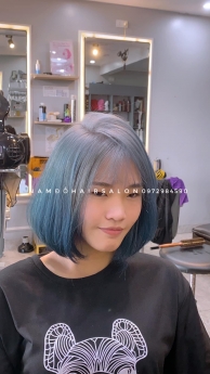 Cắt Nhuộm Màu Xanh Ngọc Đẹp Giá Rẻ Hoài Đức - Nam Đỗ Hair Salon