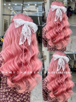 Cắt Nhuộm Hồng Phấn Đẹp Giá Rẻ Hoài Đức - Nam Đỗ Hair Salon