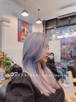 Cắt Nhuộm Khói Ánh Xanh Đẹp Giá Rẻ Hoài Đức - Nam Đỗ Hair Salon