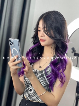 Uốn Sóng Tóc Dài Tầng Thấp Đẹp Giá Rẻ Hoài Đức - Nam Đỗ Hair Salon