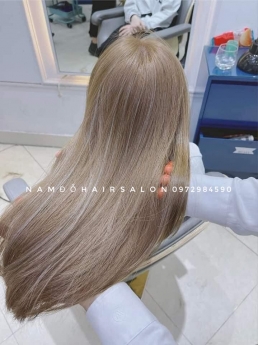 Cắt Nhuộm Màu Xanh Ngọc Đẹp Giá Rẻ Hoài Đức - Nam Đỗ Hair Salon
