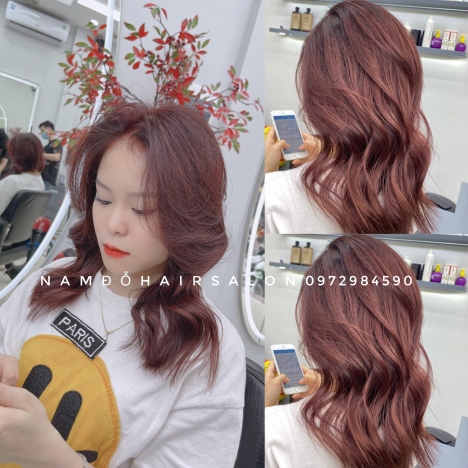 Cắt Nhuộm Màu Tím Đẹp Giá Rẻ Hoài Đức - Nam Đỗ Hair Salon