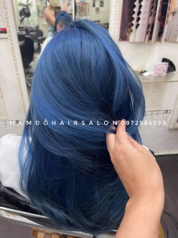 Nhuộm Tóc Xanh Bule Địa Chỉ Uy Tín Giá Rẻ Hoài Đức - Nam Đỗ Hair Salon