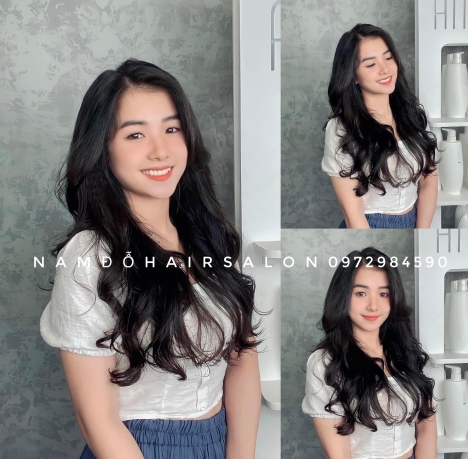 Uốn Sóng Nước ,Cắt Tóc Dài Uy Tín Giá Rẻ Hoài Đức - Nam Đỗ Hair Salon