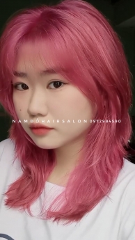 Cắt Nhuộm Màu Hồng Đẹp Giá Rẻ Hoài Đức - Nam Đỗ Hair Salon