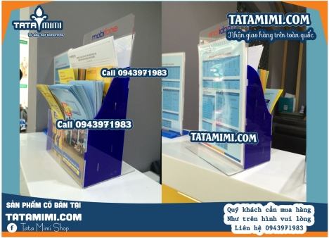 Kệ tờ rơi mica
