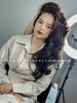 Uốn Nhuộm Sóng Tóc Dài Top Salon Làm Đẹp Uy Tín Giá Rẻ Hoài Đức - Nam Đỗ Hair Salon