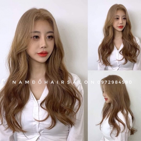 Làm Tóc Dài Uốn Nhuộm Sóng Đẹp Giá Rẻ Hoài Đức - Nam Đỗ Hair Salon