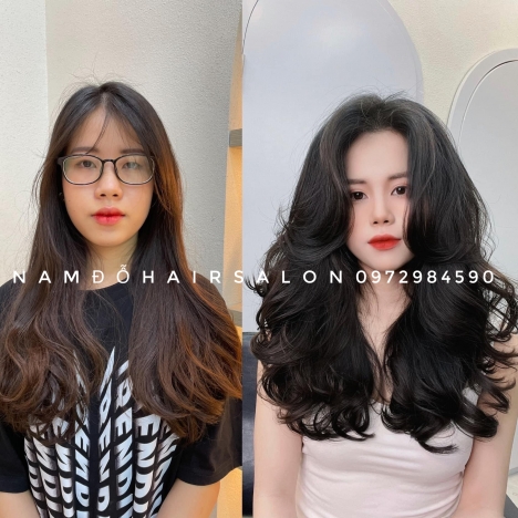 Uốn Xoăn Sóng Tóc Dài Đẹp Uy Tín Giá Rẻ Hoài Đức - Nam Đỗ Hair Salon