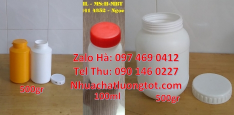 Hũ 0.5kg nắp nhỏ, Nơi bán hũ nhựa 1kg, Giá bán hũ 1kg, Hũ 0.5kg, Hũ 1kg đựng bột lúa mạch, 1kg đựng