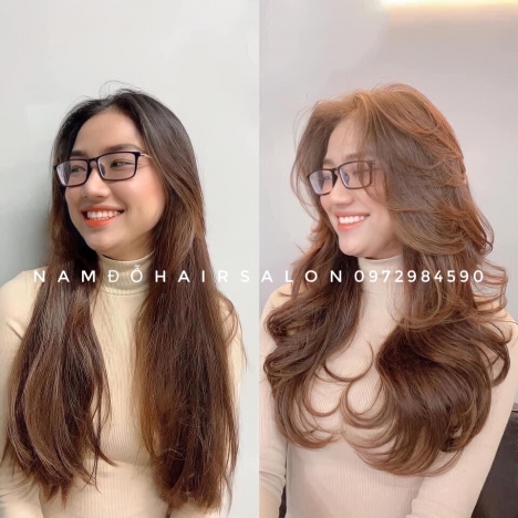 Làm Phồng Chân Tóc Uốn Sóng Tóc Dài Đẹp Uy Tín Giá Rẻ Hoài Đức - Nam Đỗ Hair Salon