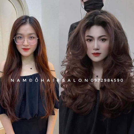 Uốn Sóng Nhuộm Tóc Top Salon Uy Tín Giá Rẻ Hoài Đức - Nam Đỗ Hair Salon