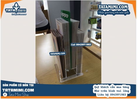 Kệ tờ rơi mica