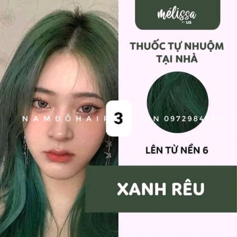 Địa Chỉ Nhuộm Màu Xanh Rêu Đẹp Giá Rẻ Hoài Đức - Nam Đỗ Hair Salon