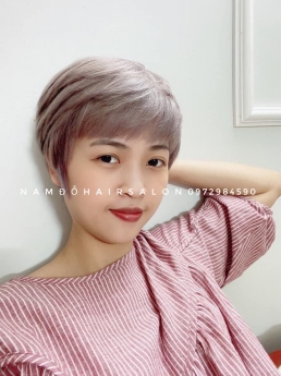 Cắt Nhuộm Màu Tím Khói Đẹp Giá Rẻ Hoài Đức - Nam Đỗ Hair Salon