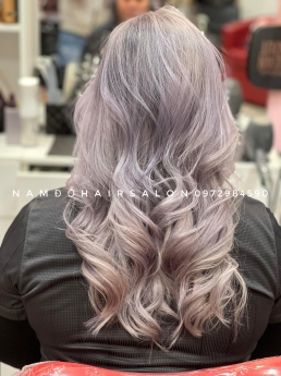 Nhuộm Tóc Tím Khói Địa Chỉ Uy Tín Giá Rẻ Hoài Đức - Nam Đỗ Hair Salon