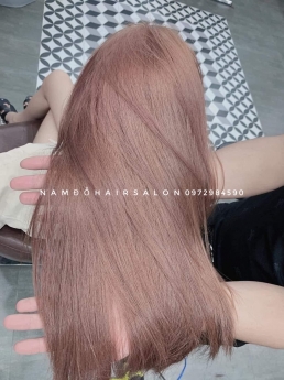 Cắt Nhuộm Hồng Trà Sữa Đẹp Giá Rẻ Hoài Đức - Nam Đỗ Hair Salon