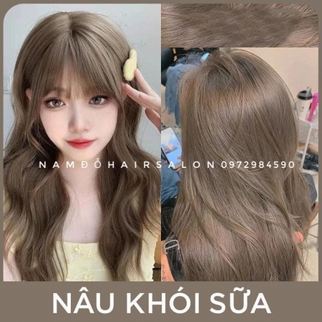 Địa Chỉ Nhuộm Màu Xanh Rêu Đẹp Giá Rẻ Hoài Đức - Nam Đỗ Hair Salon