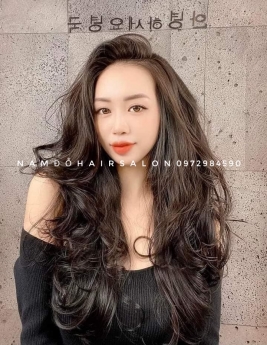 Uốn Sóng Tóc Dài Tầng Thấp Lọn To Đẹp Uy Tín Giá Rẻ Hoài Đức - Nam Đỗ Hair Salon