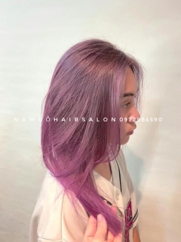 Cắt Nhuộm Màu Xanh Ngọc Đẹp Giá Rẻ Hoài Đức - Nam Đỗ Hair Salon