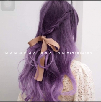 Nhuộm Tóc Tím Khói Địa Chỉ Uy Tín Giá Rẻ Hoài Đức - Nam Đỗ Hair Salon