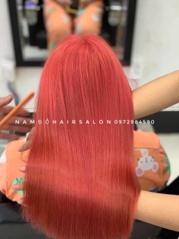 Cắt Nhuộm Màu Đỏ Cảm Đẹp Giá Rẻ Hoài Đức - Nam Đỗ Hair Salon