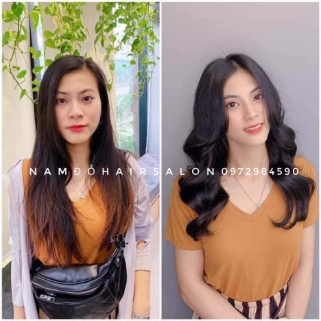 Làm Sóng Tóc Dài Lọn To Uy Tín Giá Rẻ Hoài Đức - Nam Đỗ Hair Salon