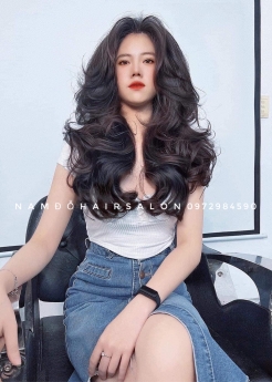 Tóc Dài Uốn Sóng Đẹp Giá Rẻ Hoài Đức - Nam Đỗ Hair Salon