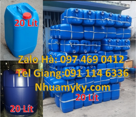 can 25l vuông Can nhựa cao cấp 30l Can 25đựng hóa chất, can 20l giá rẻ, can 25l trắng, can 20 lít t