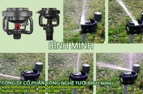 Hệ thống tưới tự động kiểu phun mưa, vòi phun nông nghiệp, tưới nông nghiệp, béc tưới nông nghiệp