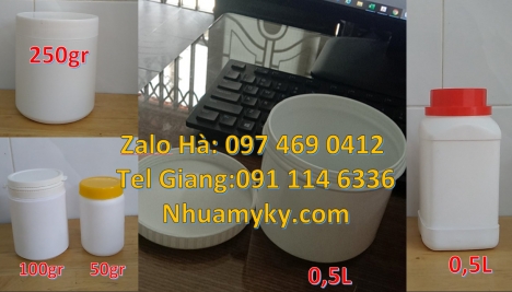 hũ 800ml trắng đục Giá bán Hũ nhựa, Hũ nhựa hdpe 300gr đựng phân bón, mua bán hũ nhựa đựng bột 700ml