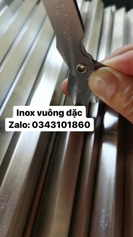Inox vuông đặc Châu Dương
