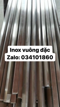 Inox vuông đặc Châu Dương