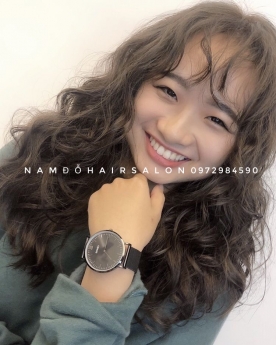 Làm Sóng Nước Tóc Lỡ Uốn Phồng Chân Tóc Đẹp Giá Rẻ Hoài Đức - Nam Đỗ Hair Salon