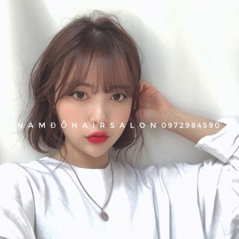 Làm Tóc Ngắn Địa Chỉ Salon Uốn Sóng Nước Đẹp Uy Tín Giá Rẻ Hoài Đức - Nam Đỗ Hair Salon