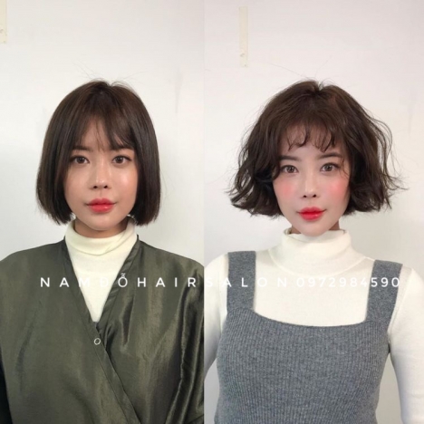 Làm Tóc Ngắn Top Salon Uốn Sóng Đẹp Giá Rẻ Hoài Đức - Nam Đỗ Hair Salon