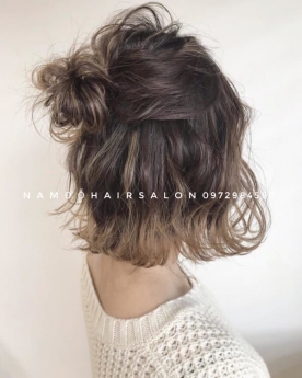 Làm Tóc Ngắn Địa Chỉa Uốn Sóng Đẹp Giá Rẻ Hoài Đức - Nam Đỗ Hair Salon