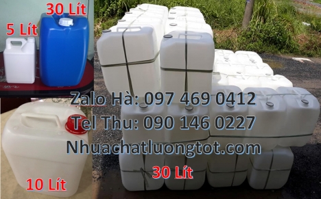 can 25l xanh Can nhựa 30 lít đựng phân bón, can 20l giá rẻ, can 25l trắng, can 20 lít đựng axit, can