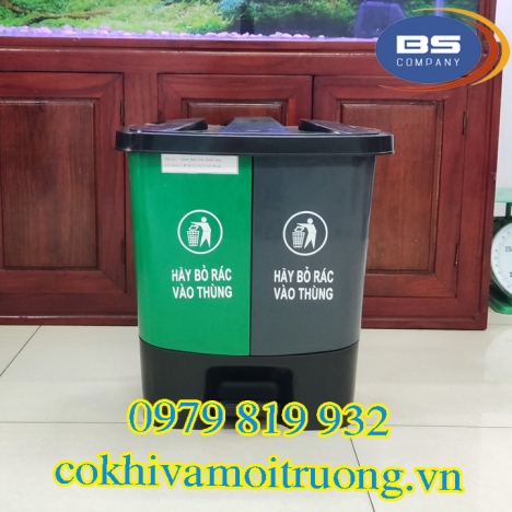 Thùng Rác 2 Ngăn Gia Đình