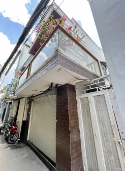NHÀ 1 LẦU HẺM 3M TRẦN XUÂN SOẠN, P.TÂN HƯNG, QUẬN 7