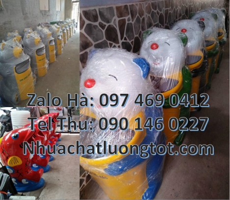 Thùng rác cá heo. Thùng rác hình con cá chép, thùng đựng rác giá rẻ Nơi bán thùng rác hcm, Giá thùng